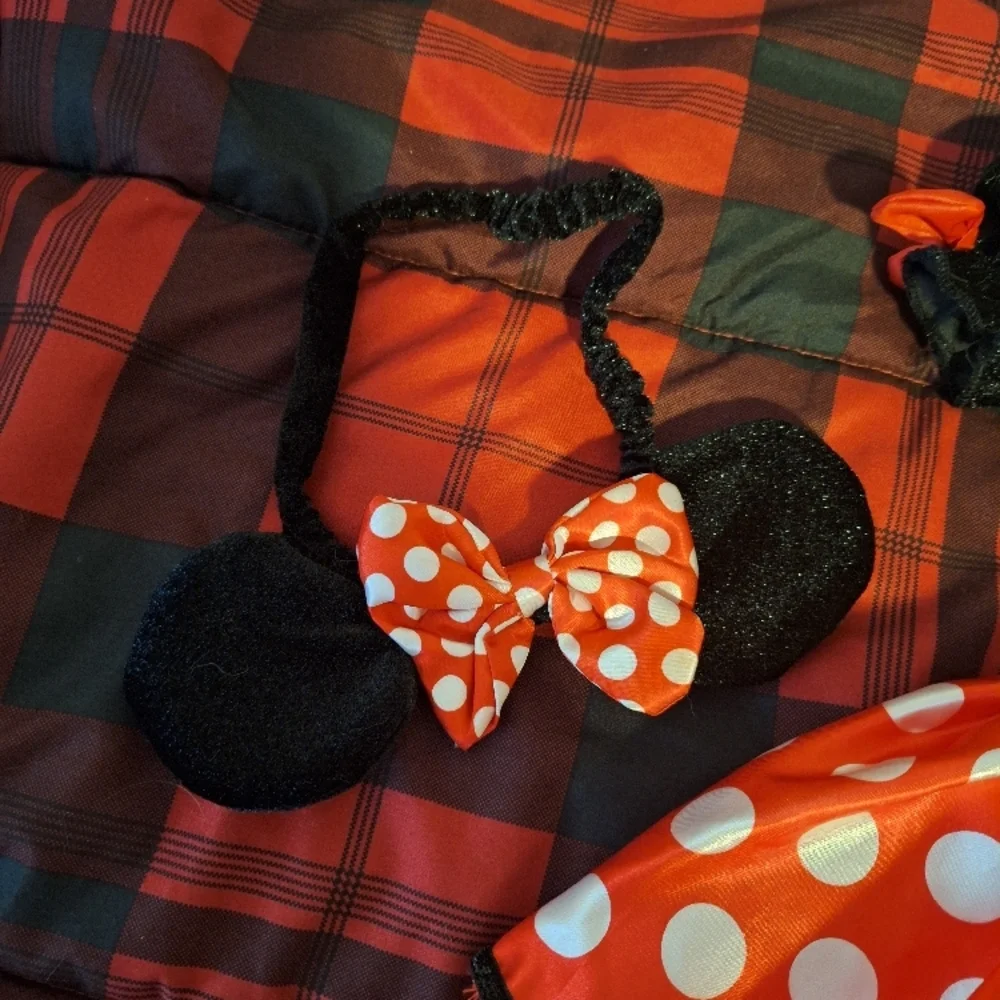 Disney Minnie Mouse Red Polka Dot Kids Costume/Dress Up - Picture 5 of 10